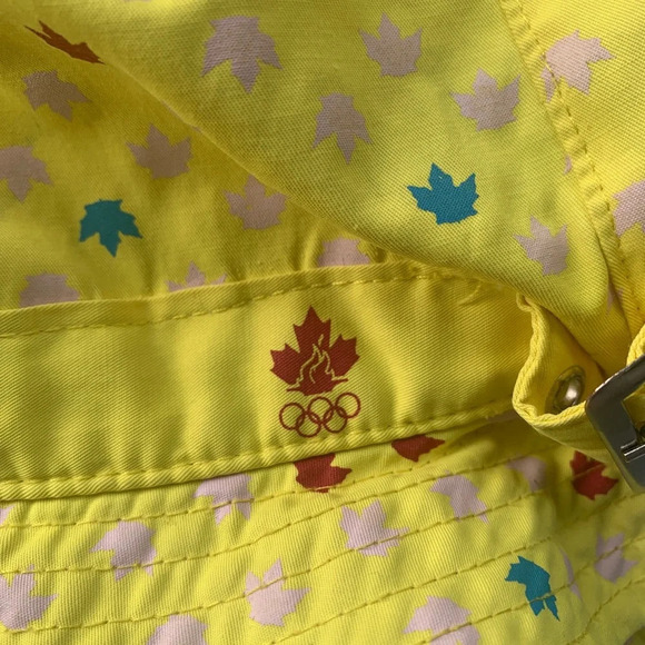 HBC Olympic maple leaf yellow bucket  hat - Picture 10 of 10
